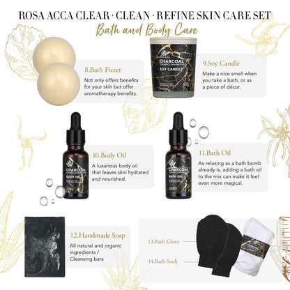 28-Piece Deluxe Skincare Gift Set – Perfect Mother’s Day Gift for Women & Men