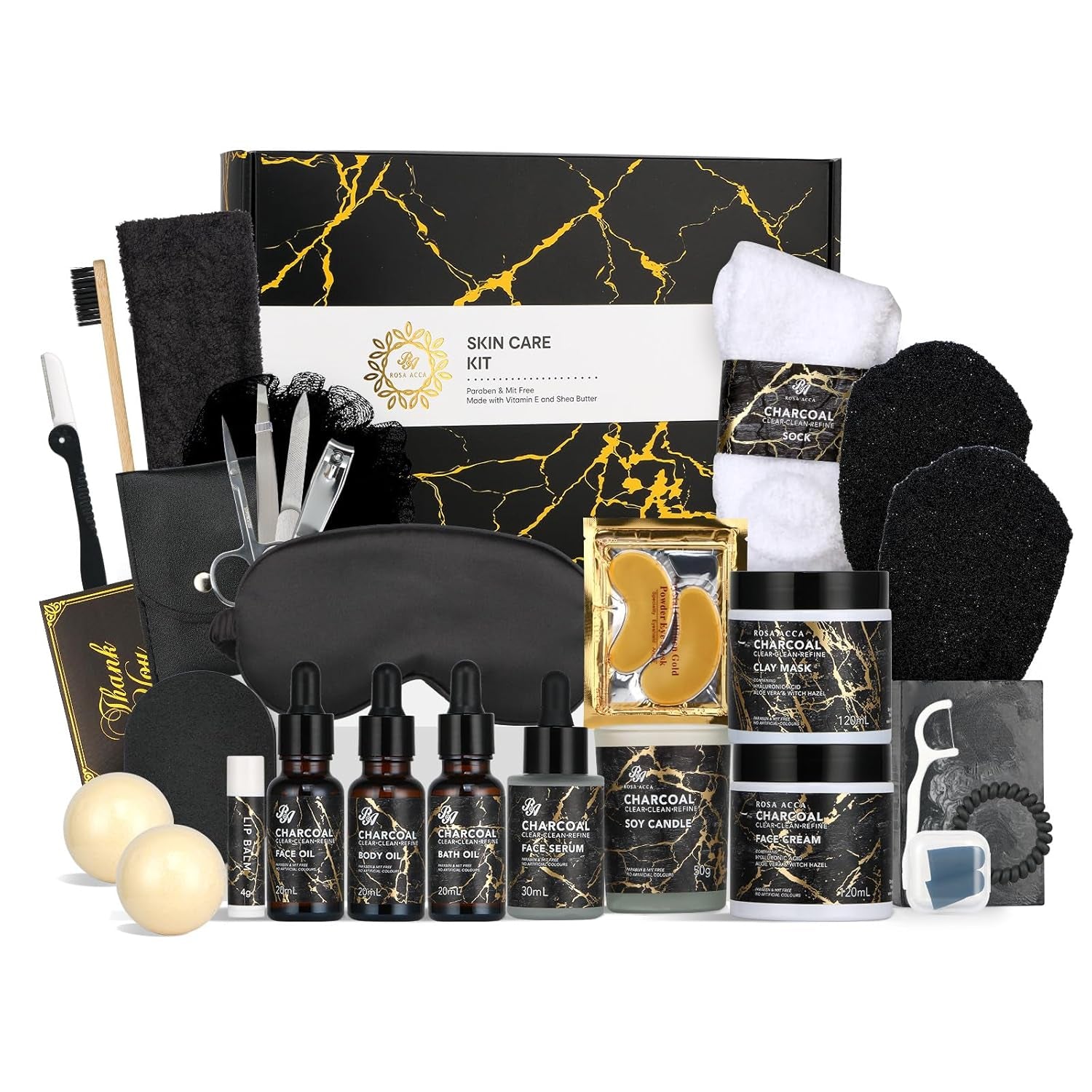 28-Piece Deluxe Skincare Gift Set – Perfect Mother’s Day Gift for Women & Men