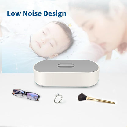 Sparkle & Shine! 43kHz Ultrasonic Jewelry & Eyeglass Cleaner for a Deep, Gentle Clean! ✨💍👓