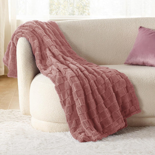 Throw Blanket for Couch - Super Soft Cozy Blankets for Women, Cute Small Throws for Girls