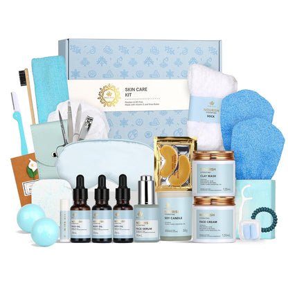 28-Piece Deluxe Skincare Gift Set – Perfect Mother’s Day Gift for Women & Men