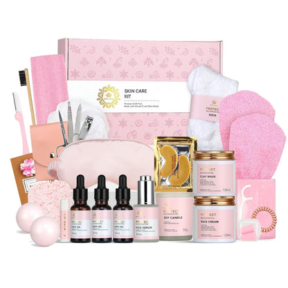 28-Piece Deluxe Skincare Gift Set – Perfect Mother’s Day Gift for Women & Men