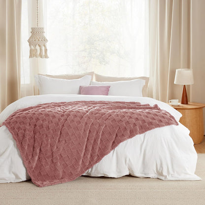 Throw Blanket for Couch - Super Soft Cozy Blankets for Women, Cute Small Throws for Girls