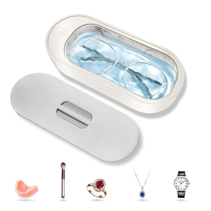 Sparkle & Shine! 43kHz Ultrasonic Jewelry & Eyeglass Cleaner for a Deep, Gentle Clean! ✨💍👓