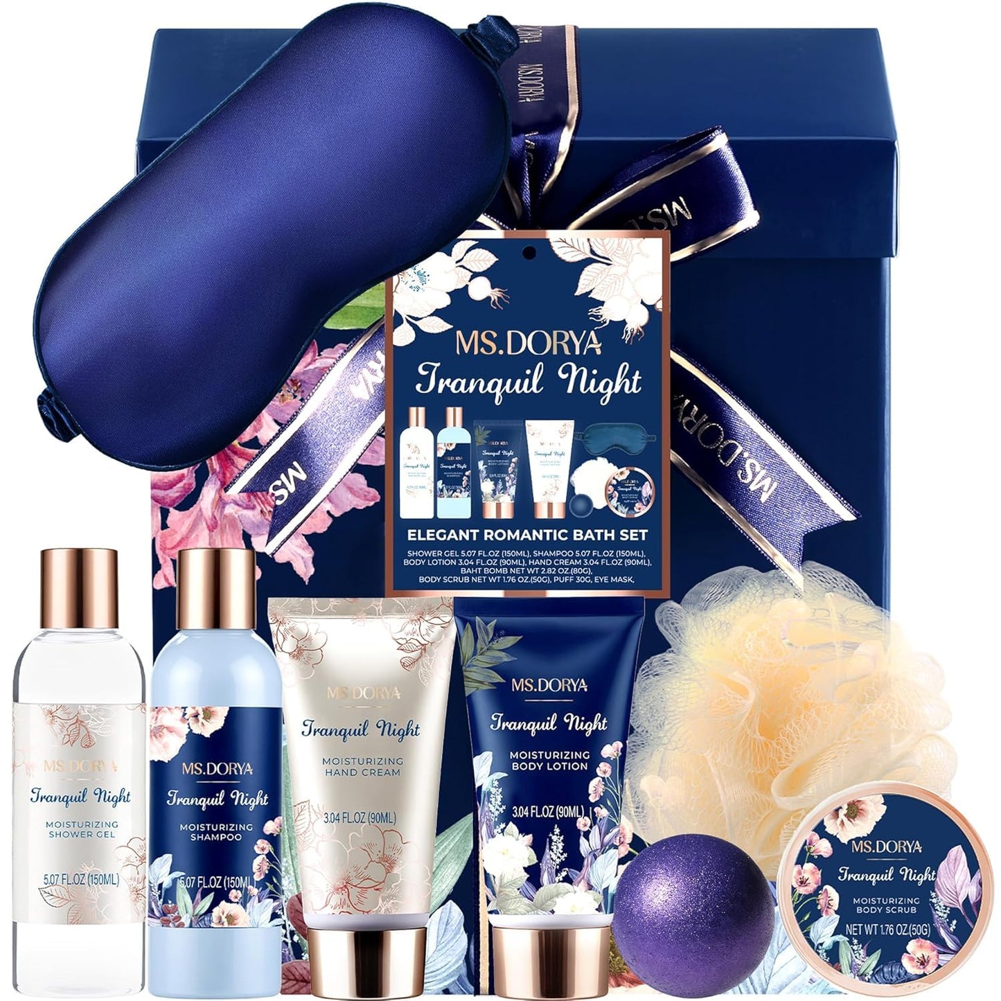 "Pamper Her with Love! 💖✨ 8-Piece Spa Gift Basket – Perfect Mother’s Day, Birthday & Holiday Gift for Her!"