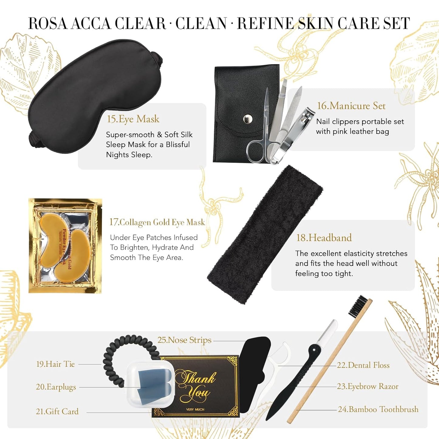 28-Piece Deluxe Skincare Gift Set – Perfect Mother’s Day Gift for Women & Men