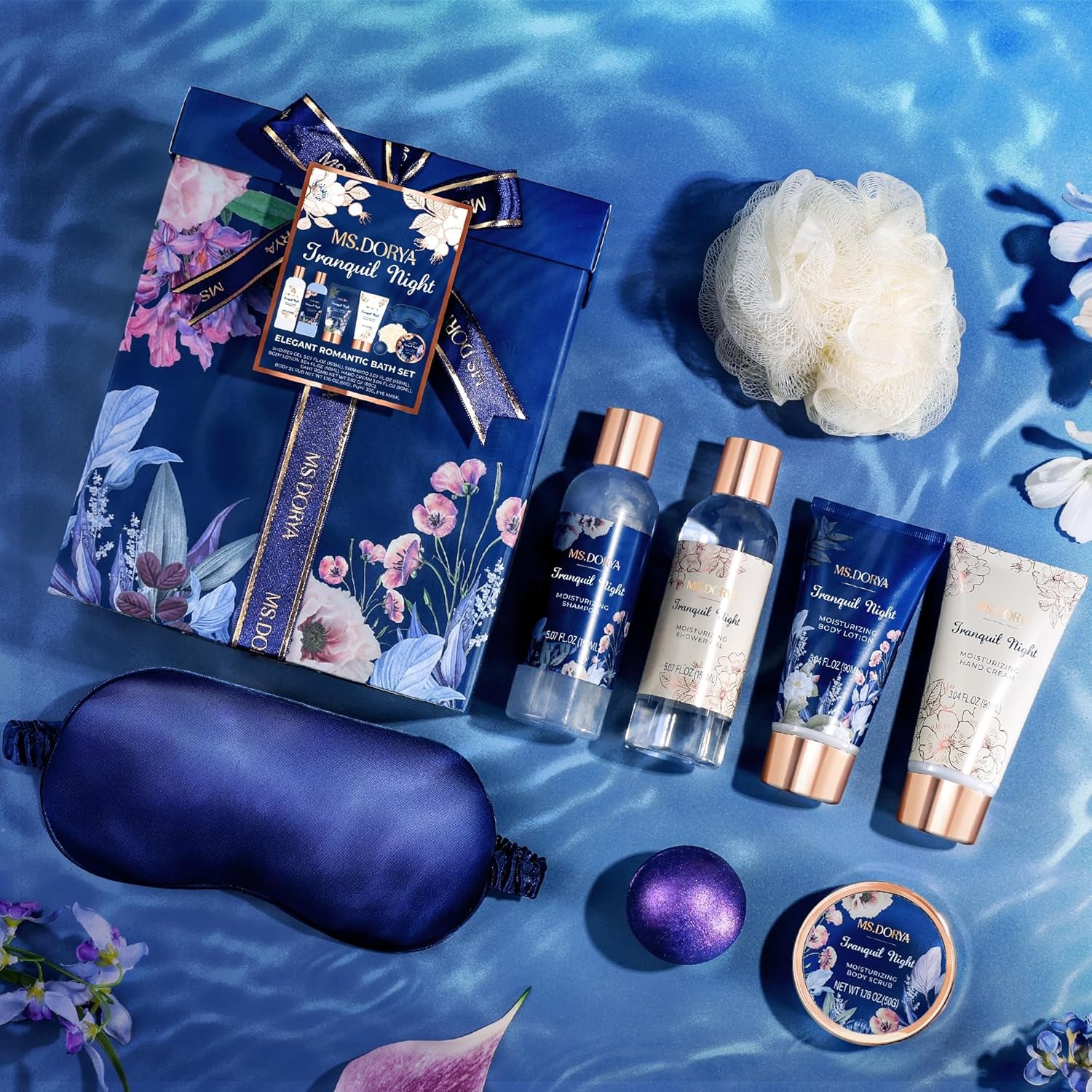 "Pamper Her with Love! 💖✨ 8-Piece Spa Gift Basket – Perfect Mother’s Day, Birthday & Holiday Gift for Her!"