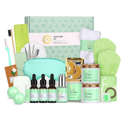 28-Piece Deluxe Skincare Gift Set – Perfect Mother’s Day Gift for Women & Men